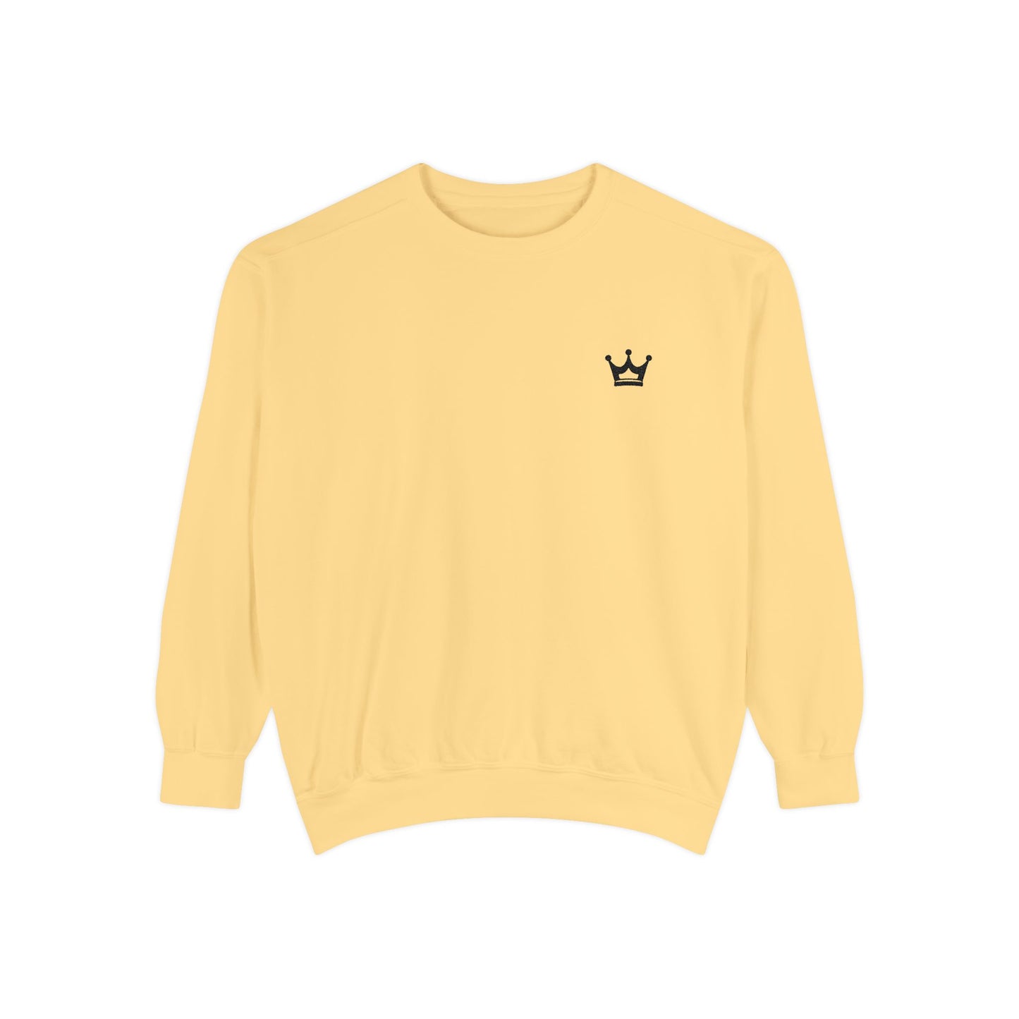 Crown Minimalist Sweatshirt — Small Chest Crown Logo