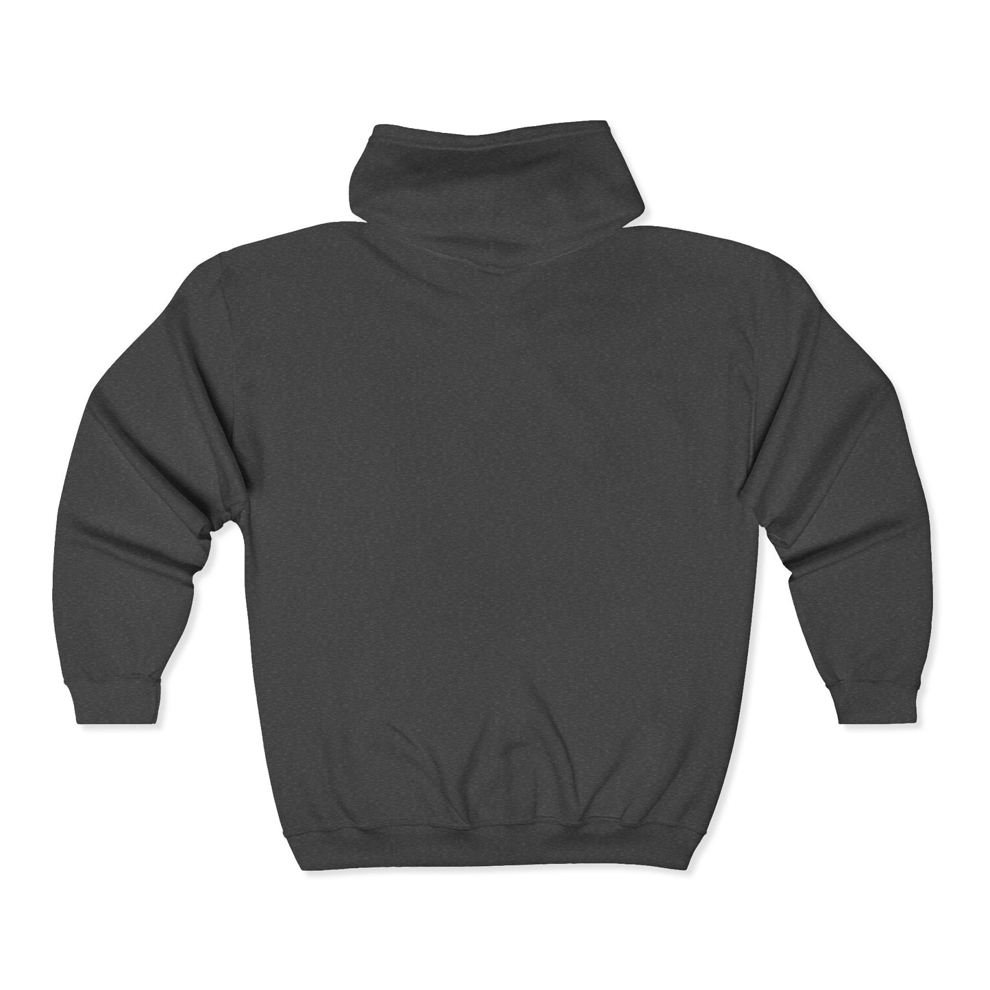 Crown Logo Zip Hoodie - Minimal Royal Emblem Full-Zip Sweatshirt