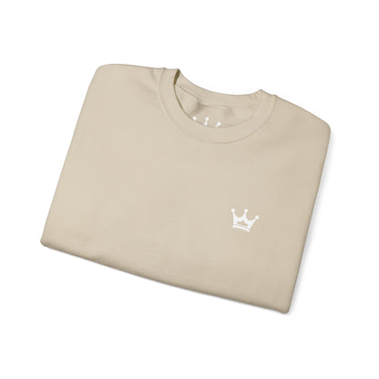 Christian Crewneck Sweatshirt — "You Need Jesus." Back Print with Faith Sleeve