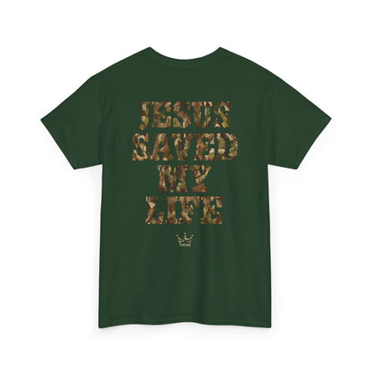 Jesus Saved My Life T-Shirt — Christian Faith Graphic Tee