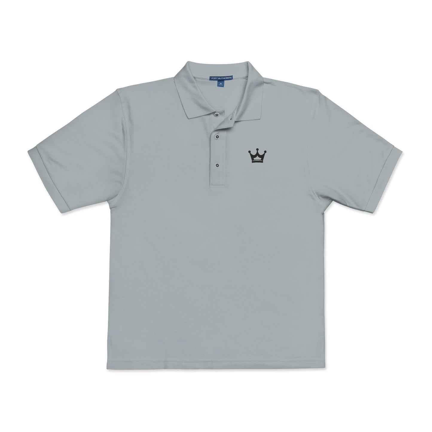 Embroidered Crown Polo Shirt — Classic Men's/Women's Short-Sleeve Golf Polo