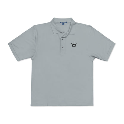 Embroidered Crown Polo Shirt — Classic Men's/Women's Short-Sleeve Golf Polo