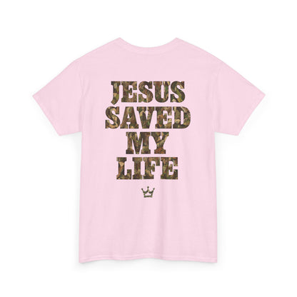Jesus Saved My Life T-Shirt — Christian Faith Graphic Tee