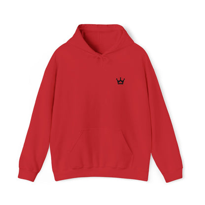 Crown Mini Embroidered Hoodie — Minimal Crown Chest Sweatshirt