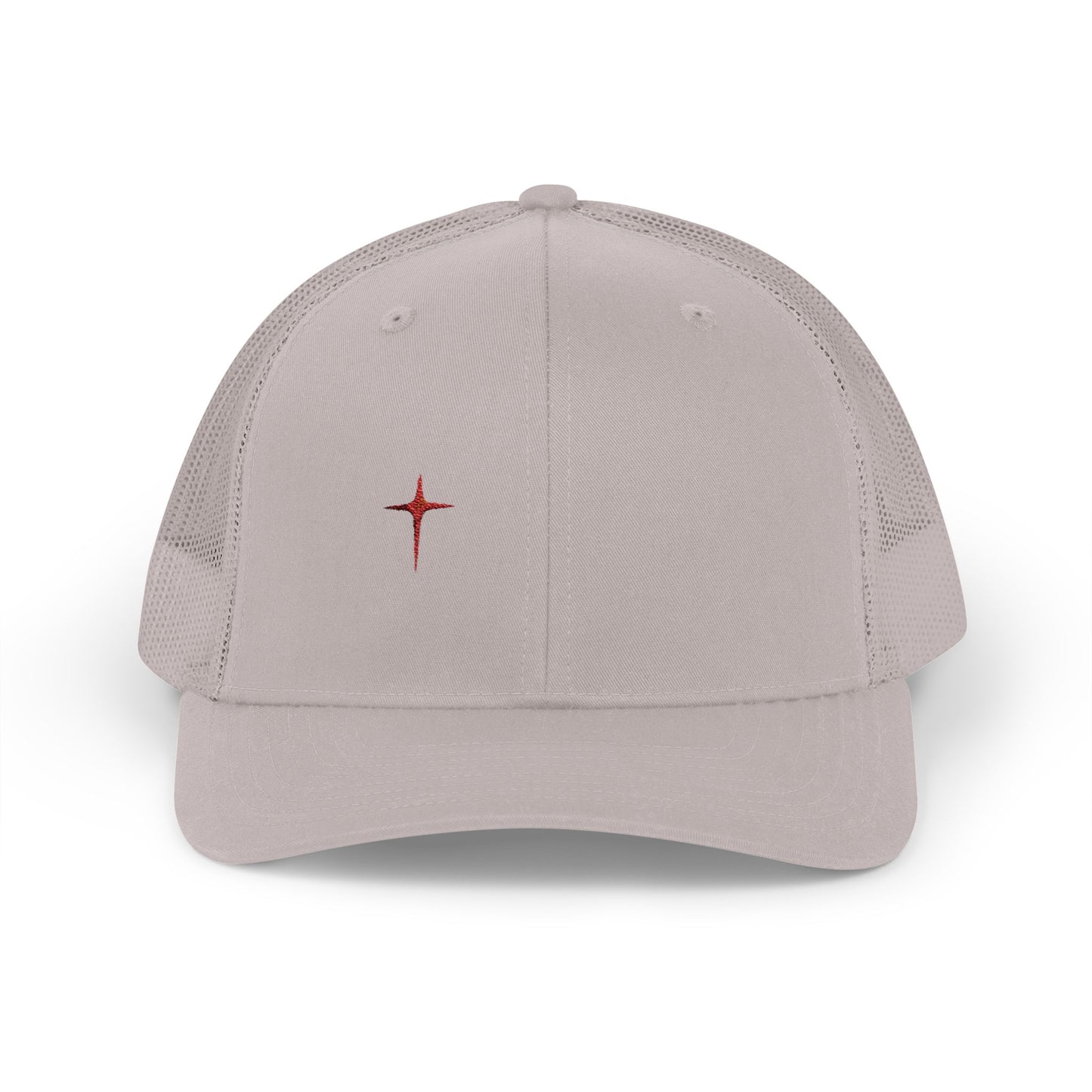 Embroidered Cardinal Star Trucker Cap