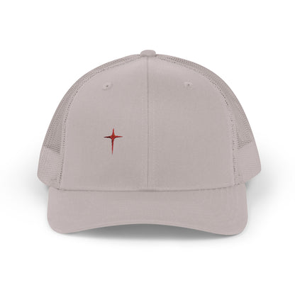 Embroidered Cardinal Star Trucker Cap
