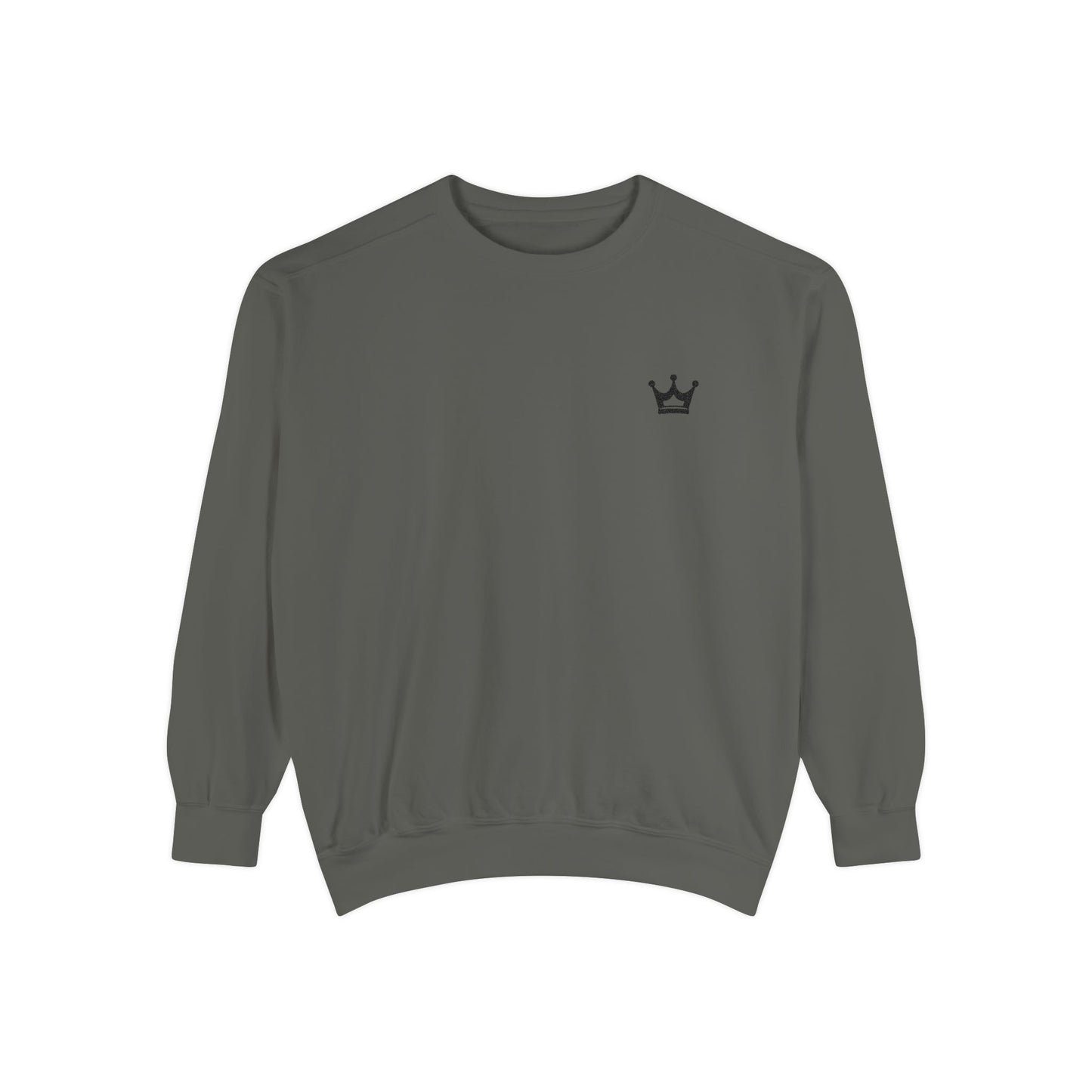Crown Minimalist Sweatshirt — Small Chest Crown Logo