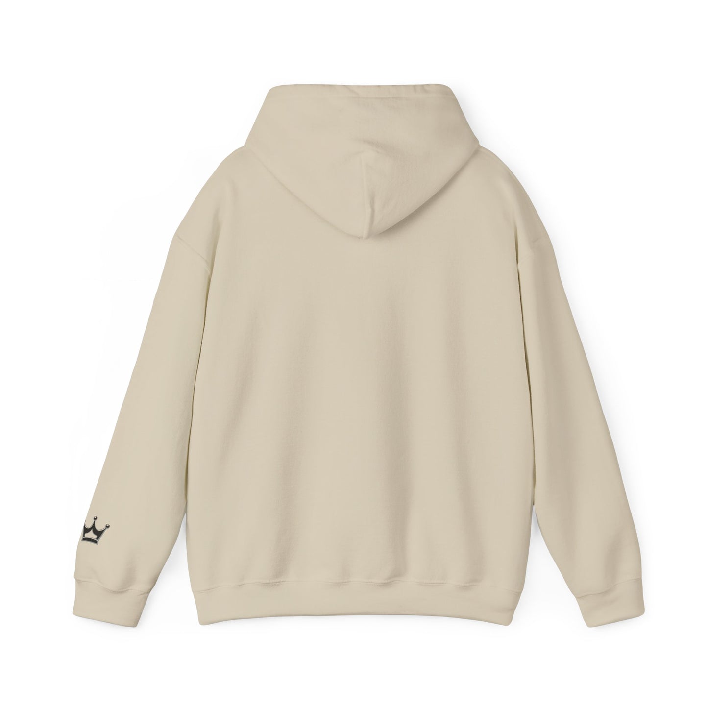 Faith Script Hoodie — Inspirational Christian Pullover with Cross Accent
