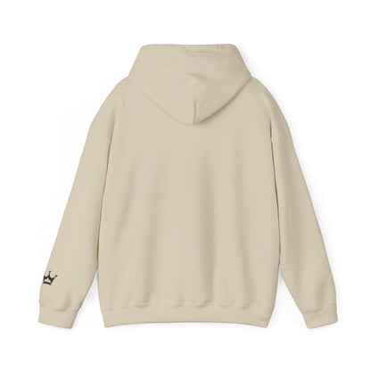 Faith Script Hoodie — Inspirational Christian Pullover with Cross Accent