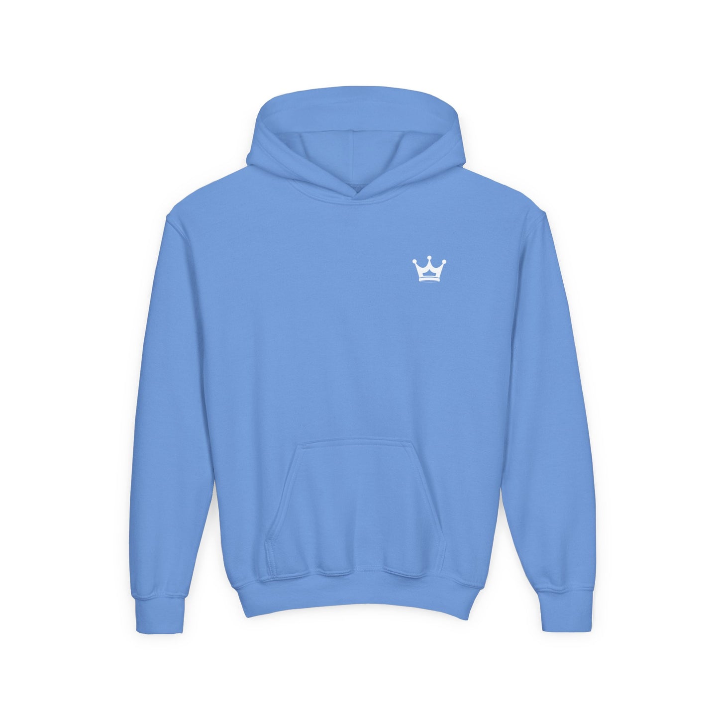 Youth Hoodie — “You Need Jesus.” Bold Back Print with Crown Accent