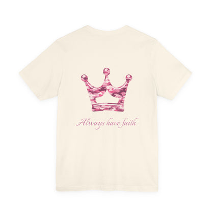 Faith Vintage Bible Scene Tee — "Be strong like men" Christian Scripture T‑Shirt.