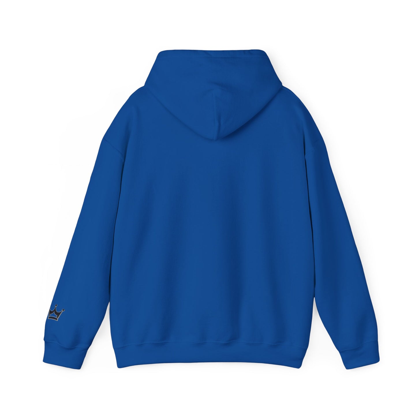 Faith Script Hoodie — Inspirational Christian Pullover with Cross Accent