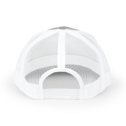Embroidered Cross Snapback Trucker Hat