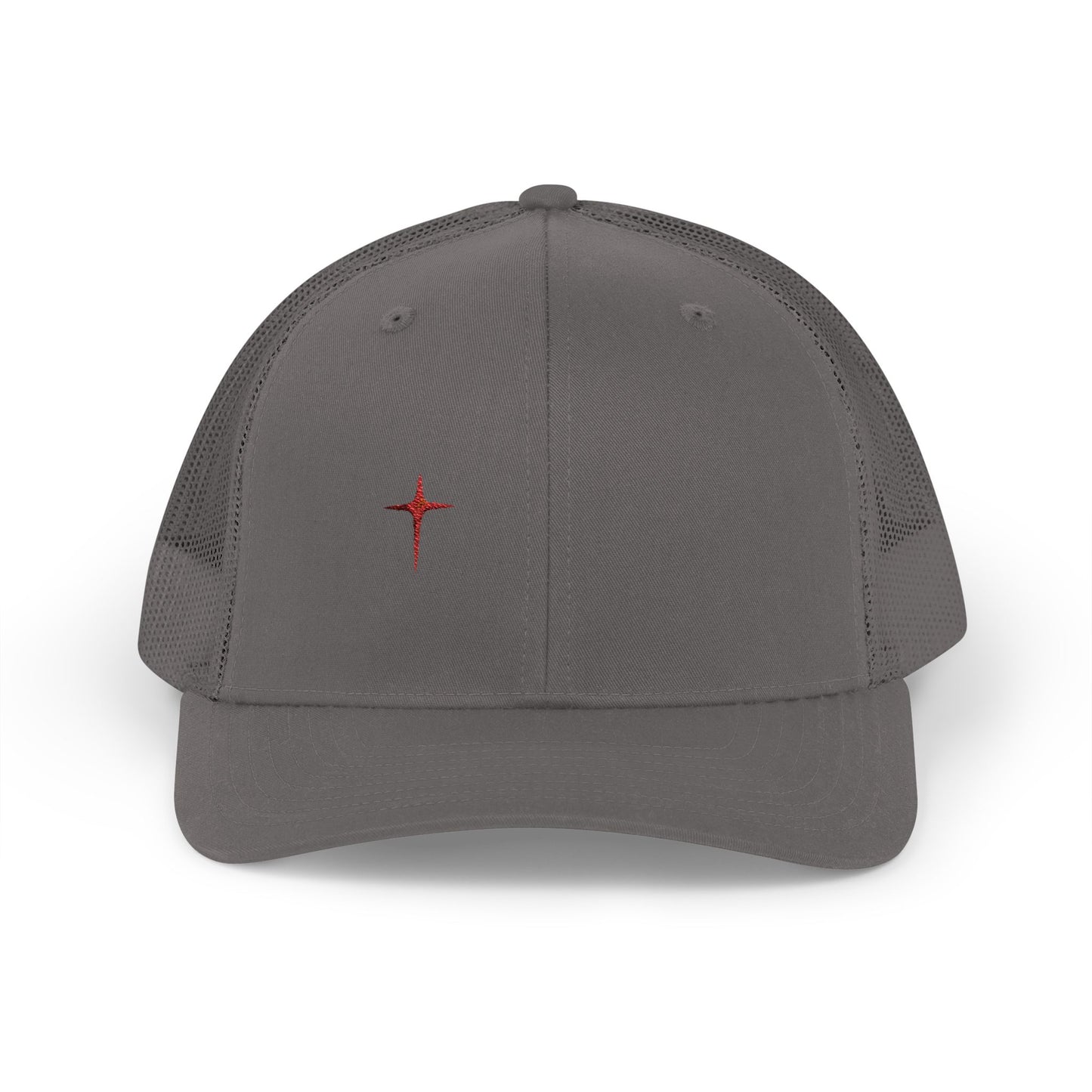 Embroidered Cardinal Star Trucker Cap