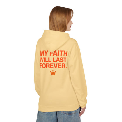 Faith Will Last Forever Hoodie — Inspirational Crown Graphic Hoodie