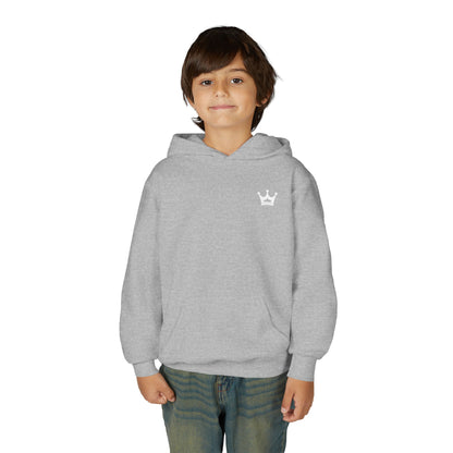 Youth Hoodie — “You Need Jesus.” Bold Back Print with Crown Accent