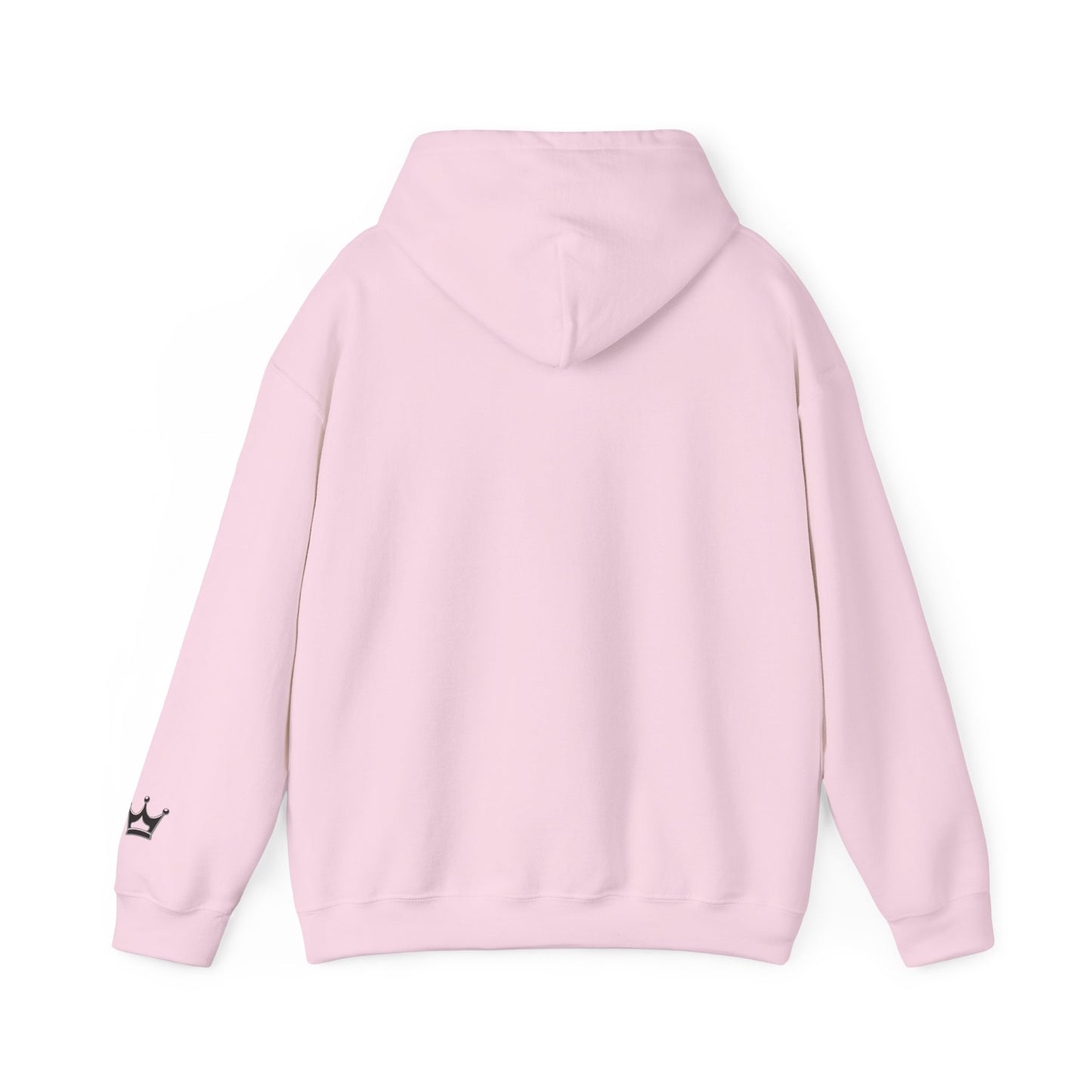 Faith Script Hoodie — Inspirational Christian Pullover with Cross Accent