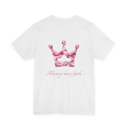 Faith Vintage Bible Scene Tee — "Be strong like men" Christian Scripture T‑Shirt.