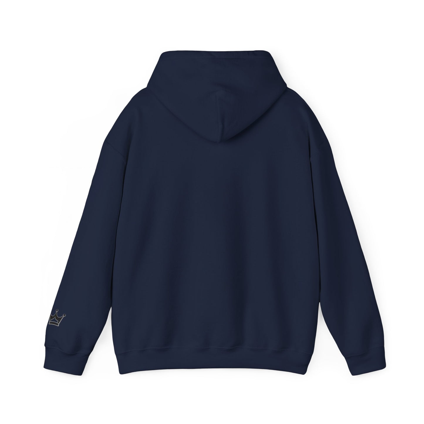 Faith Script Hoodie — Inspirational Christian Pullover with Cross Accent