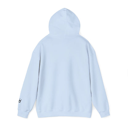 Faith Script Hoodie — Inspirational Christian Pullover with Cross Accent