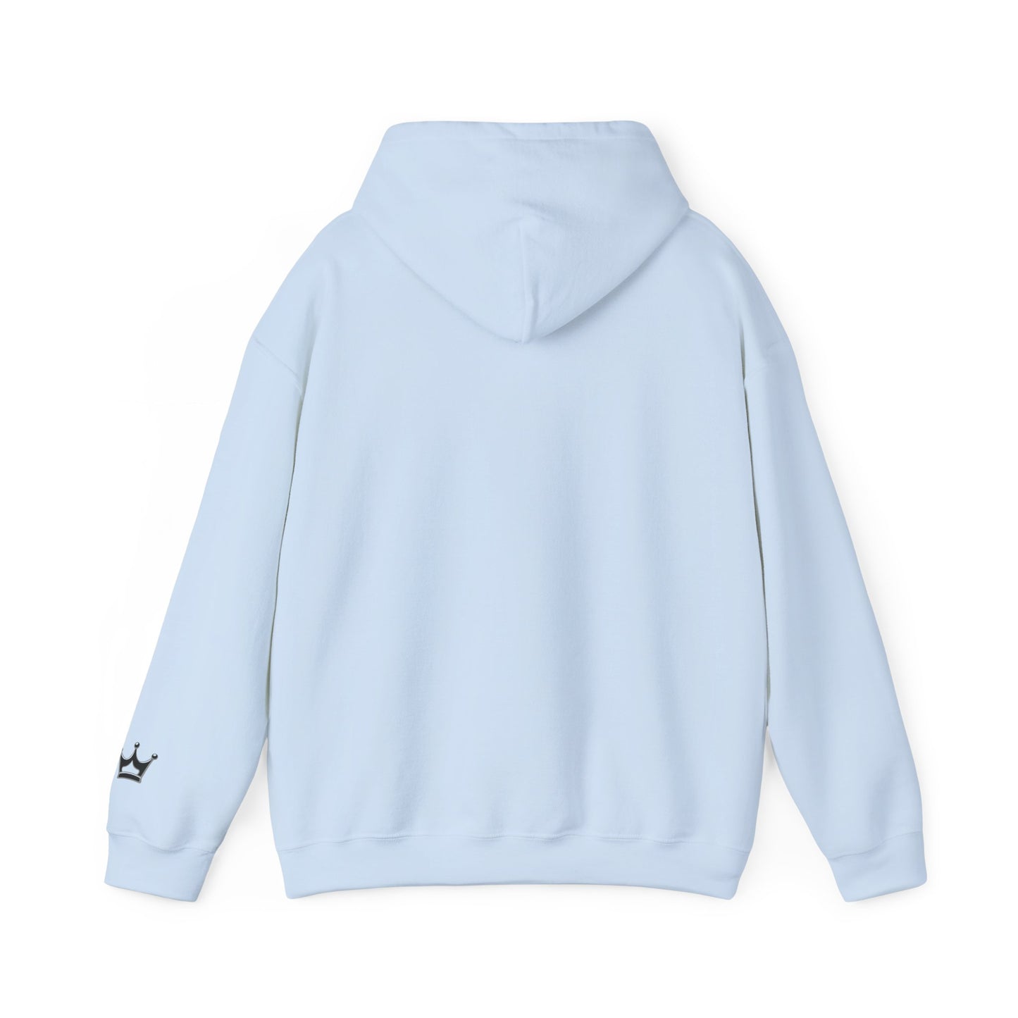 Faith Script Hoodie — Inspirational Christian Pullover with Cross Accent