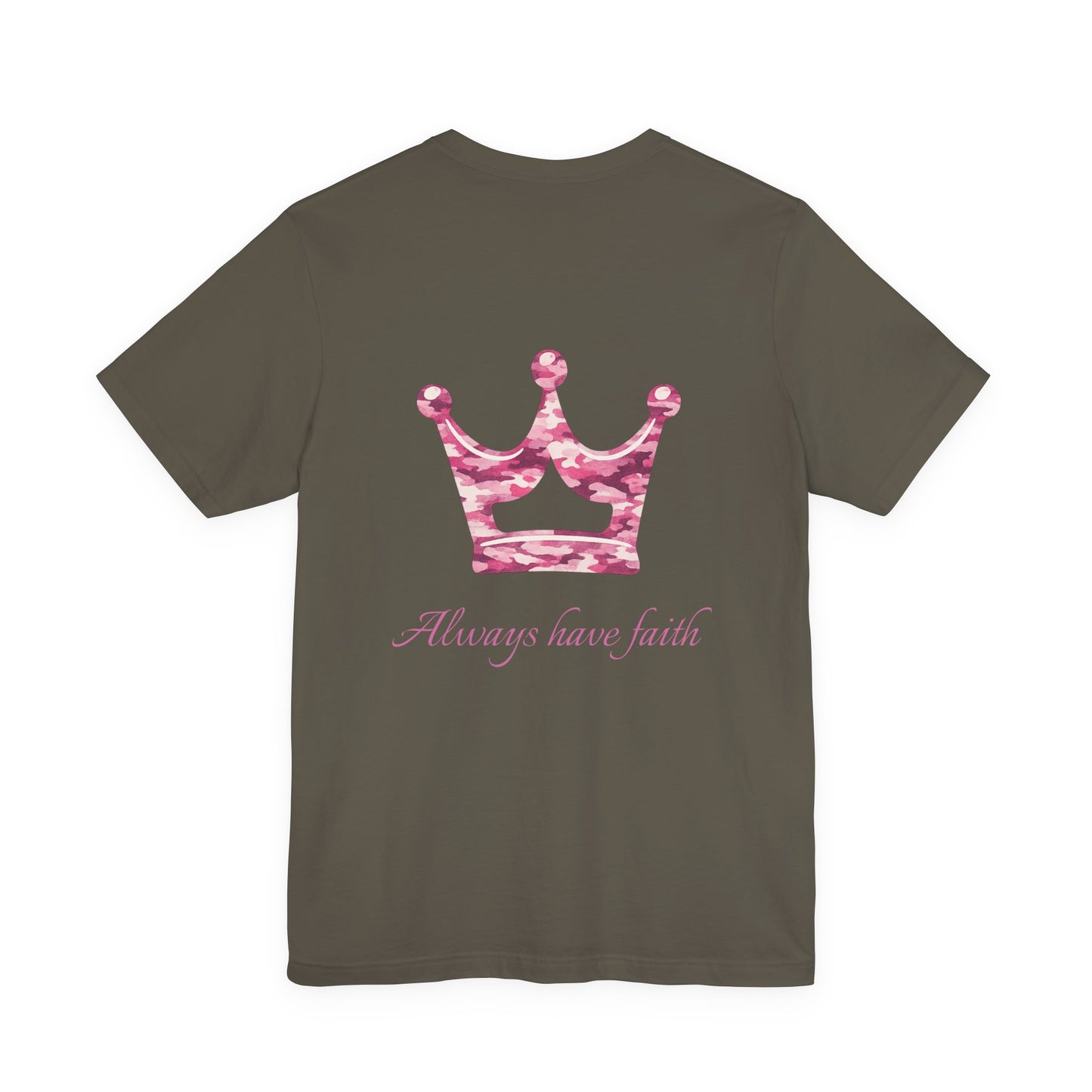 Faith Vintage Bible Scene Tee — "Be strong like men" Christian Scripture T‑Shirt.