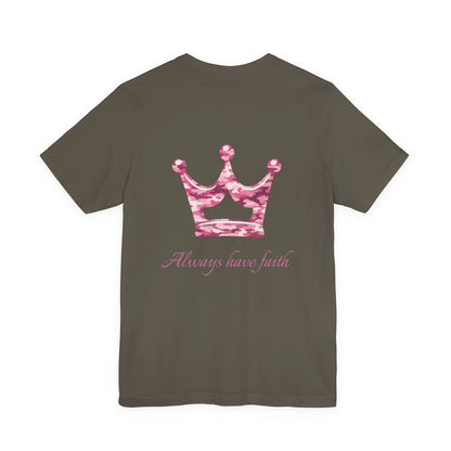 Faith Vintage Bible Scene Tee — "Be strong like men" Christian Scripture T‑Shirt.