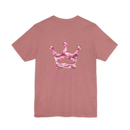 Faith Vintage Bible Scene Tee — "Be strong like men" Christian Scripture T‑Shirt.