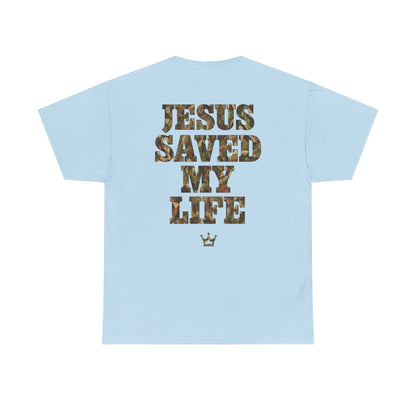Jesus Saved My Life T-Shirt — Christian Faith Graphic Tee