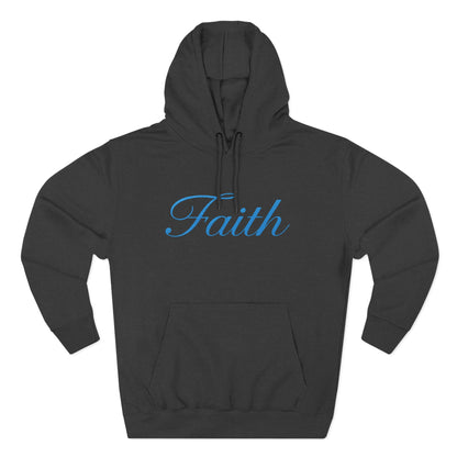 Faith Script Hoodie — Minimal Inspirational Pullover