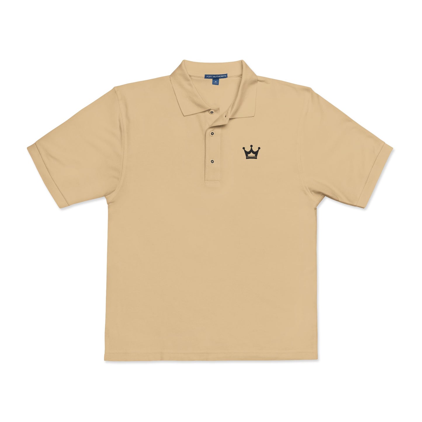 Embroidered Crown Polo Shirt — Classic Men's/Women's Short-Sleeve Golf Polo