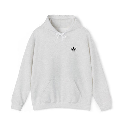 Crown Mini Embroidered Hoodie — Minimal Crown Chest Sweatshirt