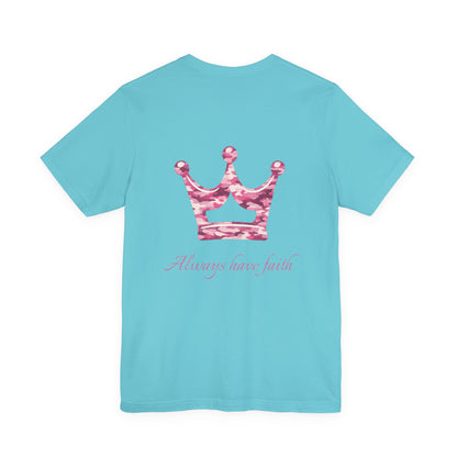 Faith Vintage Bible Scene Tee — "Be strong like men" Christian Scripture T‑Shirt.