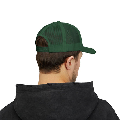 Embroidered Cardinal Star Trucker Cap