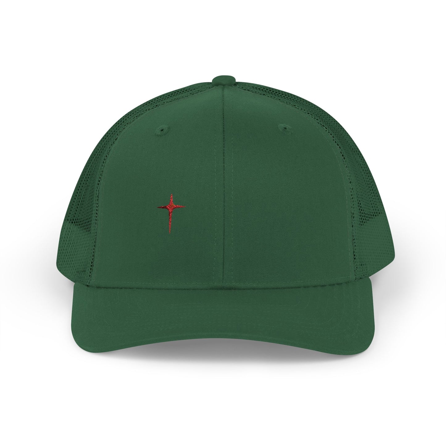 Embroidered Cardinal Star Trucker Cap