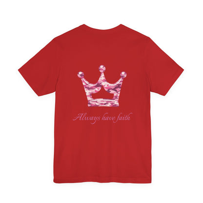 Faith Vintage Bible Scene Tee — "Be strong like men" Christian Scripture T‑Shirt.