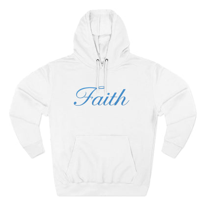 Faith Script Hoodie — Minimal Inspirational Pullover