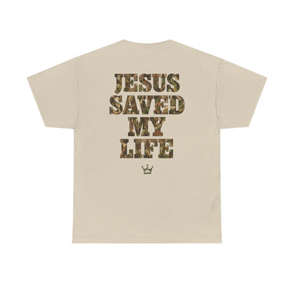 Jesus Saved My Life T-Shirt — Christian Faith Graphic Tee