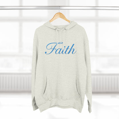 Faith Script Hoodie — Minimal Inspirational Pullover