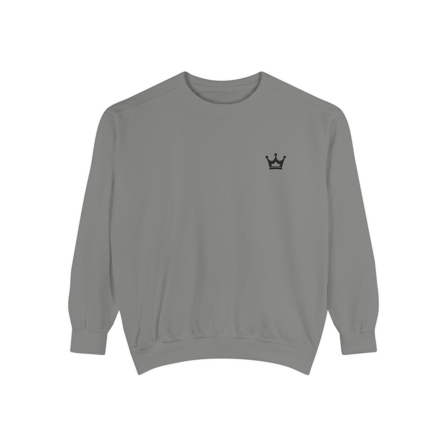 Crown Minimalist Sweatshirt — Small Chest Crown Logo