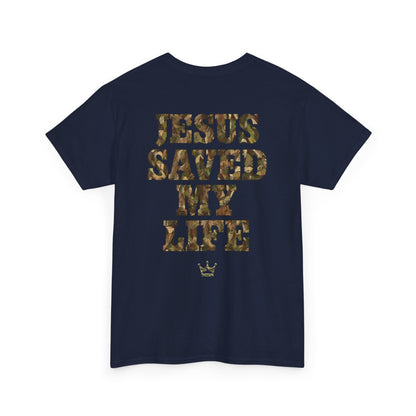 Jesus Saved My Life T-Shirt — Christian Faith Graphic Tee
