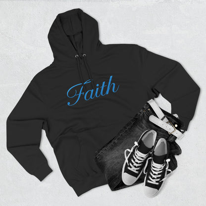 Faith Script Hoodie — Minimal Inspirational Pullover