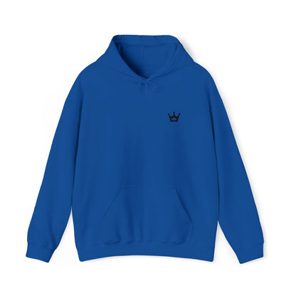 Crown Mini Embroidered Hoodie — Minimal Crown Chest Sweatshirt