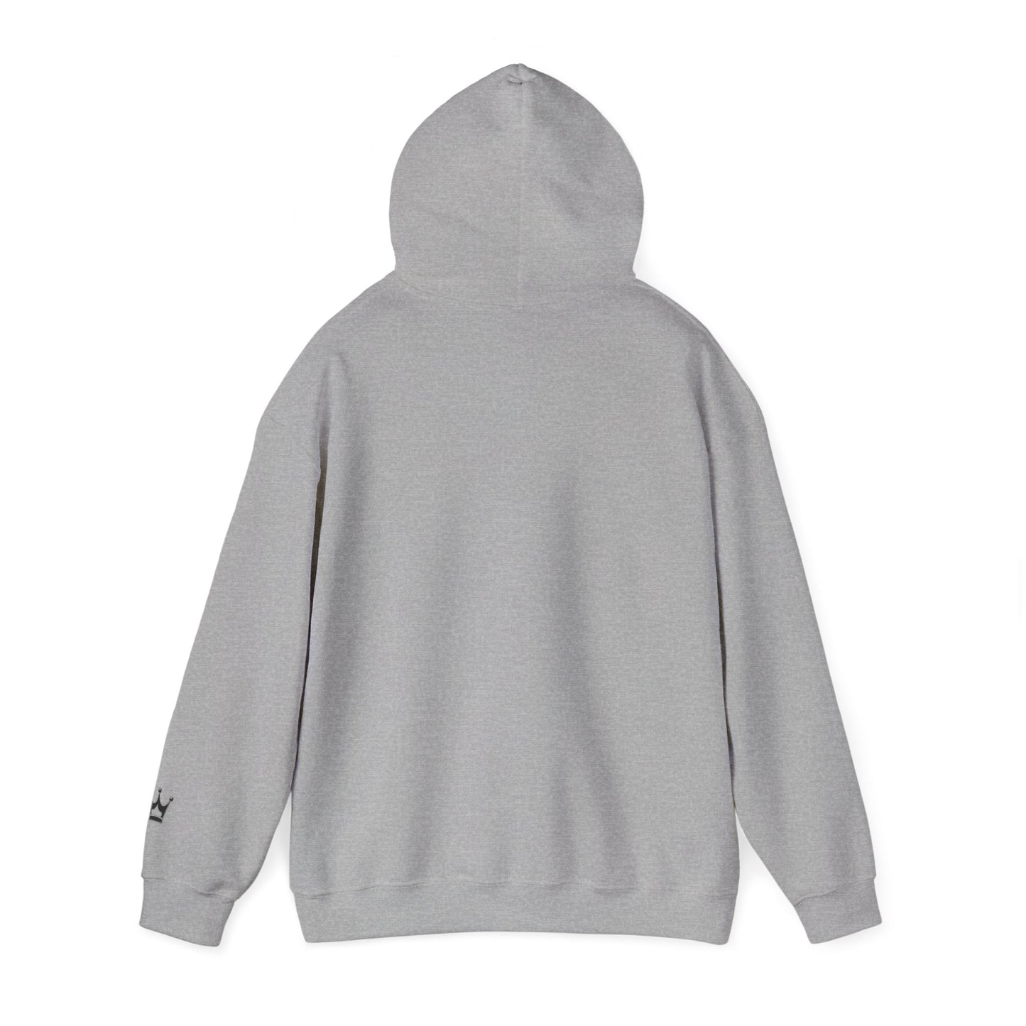 Faith Script Hoodie — Inspirational Christian Pullover with Cross Accent