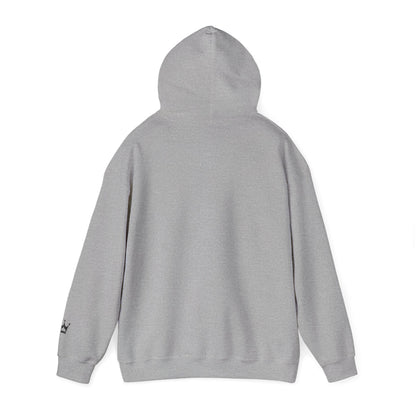 Faith Script Hoodie — Inspirational Christian Pullover with Cross Accent