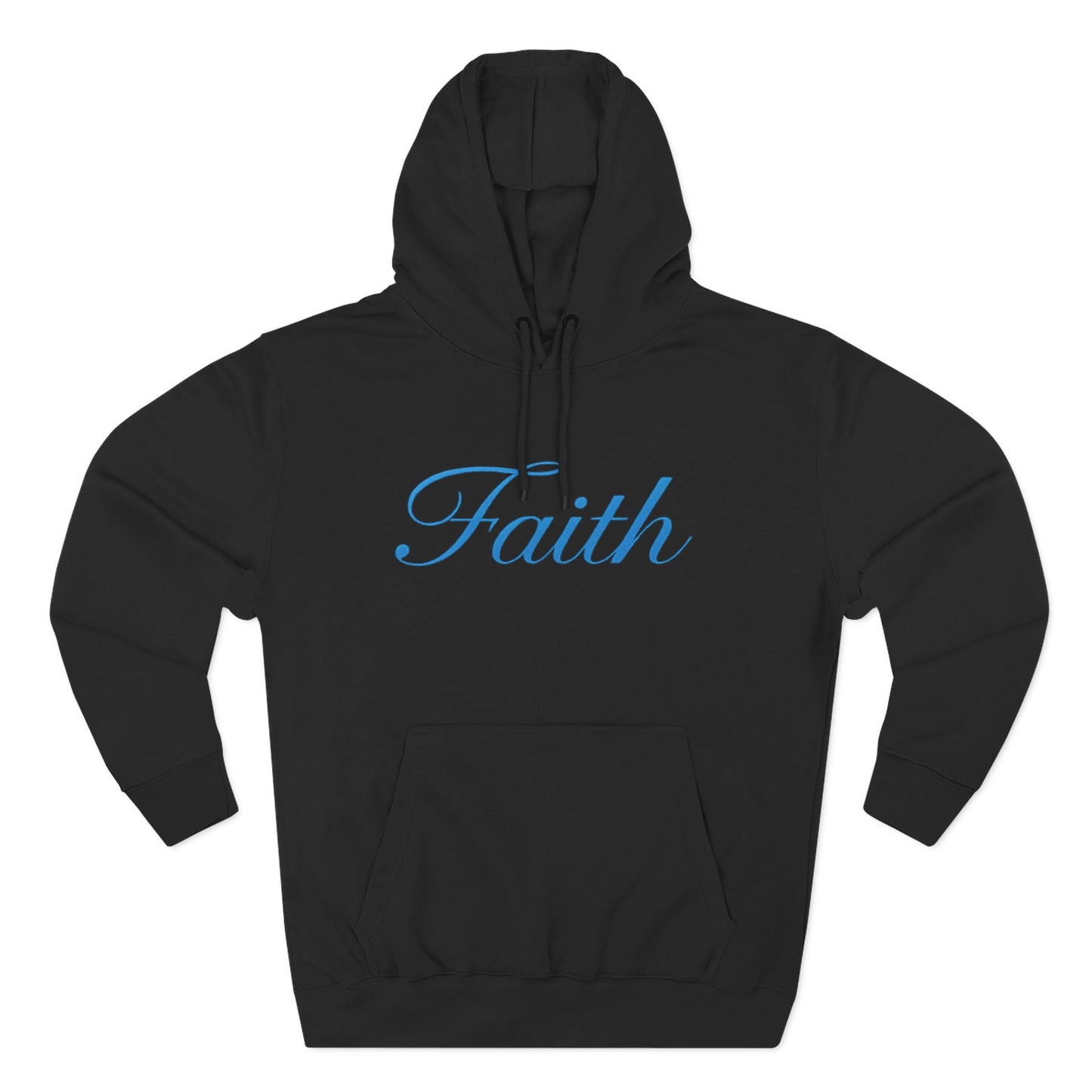 Faith Script Hoodie — Minimal Inspirational Pullover