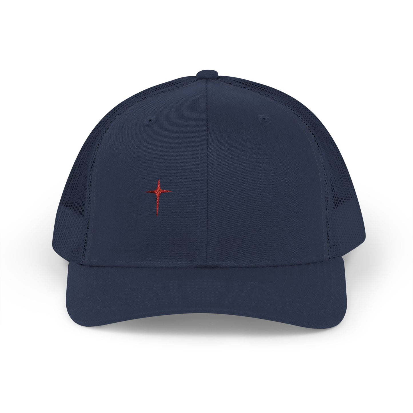 Embroidered Cardinal Star Trucker Cap