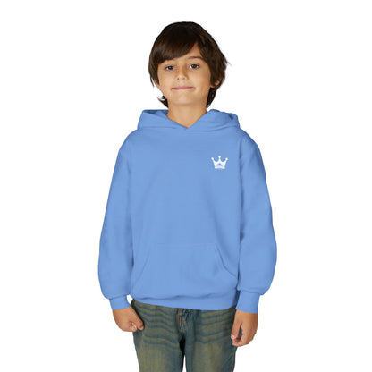 Youth Hoodie — “You Need Jesus.” Bold Back Print with Crown Accent