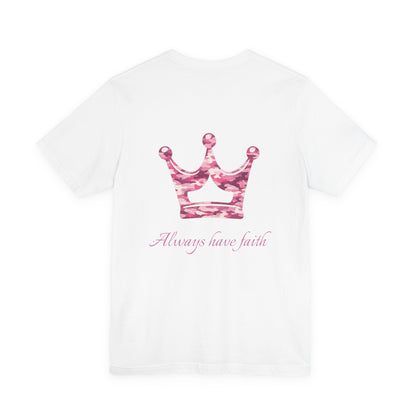 Faith Vintage Bible Scene Tee — "Be strong like men" Christian Scripture T‑Shirt.