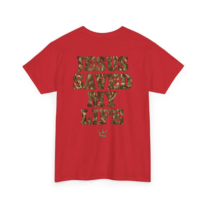 Jesus Saved My Life T-Shirt — Christian Faith Graphic Tee